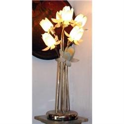 Pair of 50´s table lamps bakelite flowers  #2153354