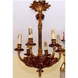 French Bronze  Chandelier  6L  or candlestick #2153361