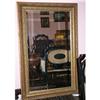 Image 1 : French carved beveled Mirror gilded frame  #2153363