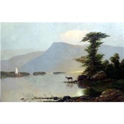 Lake George by Hudson River school artist #2153374