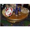 Image 1 : Large French Empire coffee table carved  gilt #2153379