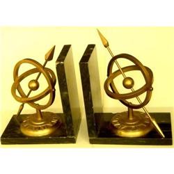 Pair of Sun Sphere Bookends #2153387