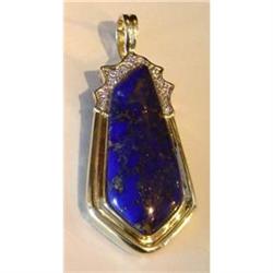 Diamond & Lapis Lazuli Pendant #2153390