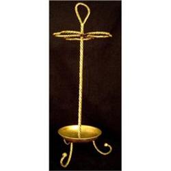 Italian Gilded Iron Umbrella Stand #2153391