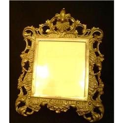 Antique Large Brass Picture Frame #2153400