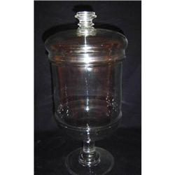 Antique Italian Footed Covered Jar #2153407