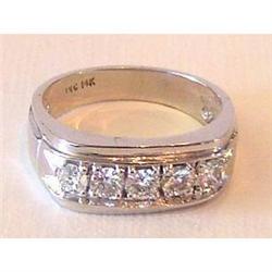 14K White Gold Diamond Ring #2153413