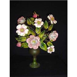 Italian Tole Pink Roses #2153417
