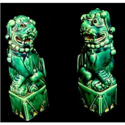 Pair of Antique  Chinese Fu Dogs #2153455