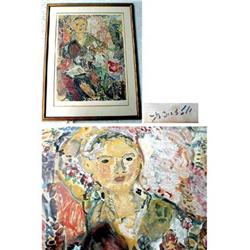 JUDAICA : ORIGINAL SIGNED LITHOGRAPH ZARITSKY #2153483