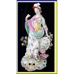 C1770 CHELSEA DERBY FIGURINE MINERVA OWL MASK #2153487