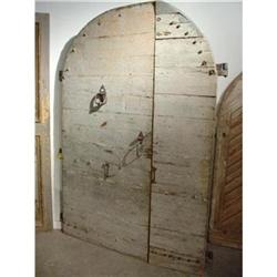 Pair of Arched French Farm Doors #2153493