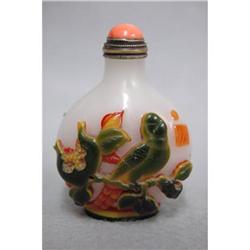 Chinese  Peking  Glass  Snuff  Bottle  #2164806