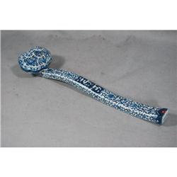 Chinese Blue and White Porcelain Scepter   #2164807