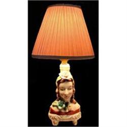 Occupied Japan Female Figural Boudoir Lamp  #2164962