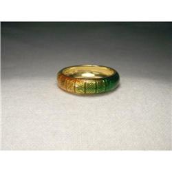 Authentic 18K YG Hidalgo Rainbow Insert Band #2165312