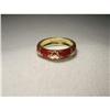 Image 1 : Hidalgo Enamel 18K Zodiac Cancer Diamond Band #2165316