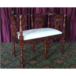 EUROPEAN RELIEF BRETON BENCH SETTEE SOFA #2165534