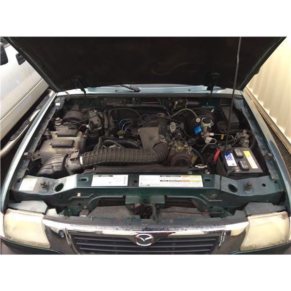1998 MAZDA B4000 V6 4X4, 2DR XCAB, GREEN, VIN#4F4ZR17X4WTM43417