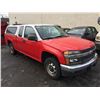 Image 2 : 2006 CHEVROLET COLORADO, 2DR PU, RED, VIN # 1GCCS198068224739