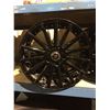 Image 2 : SET OF 4 DR OCENTI RACING 20" BLACK ALLOY 5 LUG WHEELS