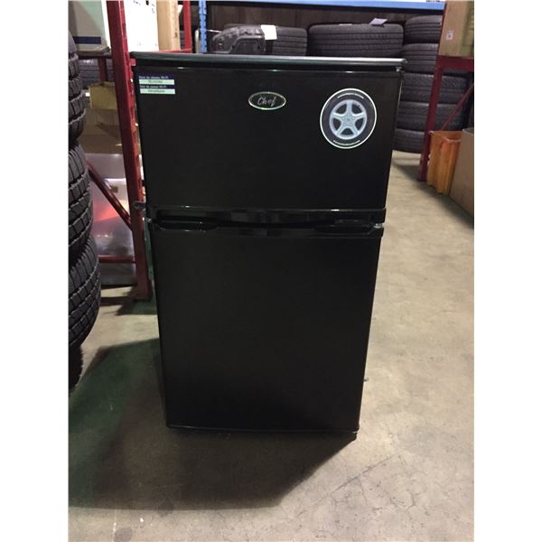 Masterchef Mini Freezer MASTER CHEF BLACK STAINLESS STEEL MINI FRIDGE AND FREEZER