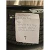 Image 2 : 4 ASSORTED SIZE AND SPEED RATED TIRES