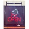 Image 1 : 18 x18" Light Up Open Sign