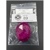 Image 1 : Polished Rough Mineral Ruby 317.90ct 48 x 38 x 20mm Oval Cut Madagascar Untreated