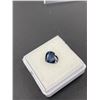 Image 2 : Blue Sapphire 1.745ct 9.34 x 7.74 x 2.84mm Heart Cut Translucent Madagascar Untreated