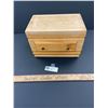 Image 1 : 10 x 6.5" Wooden Jewellery Box Handcrafted Unfinished