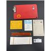 Image 1 : 1938 Shell Ruler plus Shell Receipt Holder and Receipts Nice Lot
