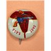 Image 2 : 1953 Roy Rogers Pinned Back Button Pin Great Shape