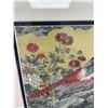 Image 4 : Very Fine Vintage Chinese Embroidered Bird and Flowers Beautiful Colors Nicely Framed 17 x 14.5"