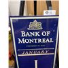 Image 2 : Vintage 12 x 19" Bank of Montreal Wall Calendar