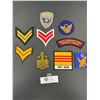 Image 1 : Assortment of Military Insignia and Embroidered Patches