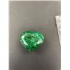 Image 4 : Polished Rough Mineral Emerald 243.70ct 40 x 33 25mm Heart Cut Brazil Untreated