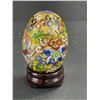 Image 2 : Gorgeous Cloisonne Ice Skate, Egg with Stand and Trinket Box