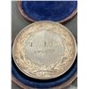 Image 3 : Antique Solid Silver Named French Medal in Case Dated 1876