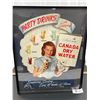 Image 2 : Canada Dry Cardboard Sign Nicely Framed Early Vintage