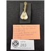 Image 1 : Vintage 1960s Mother of Pearl Mandolin/Guitar Brooch From Germany 2" Long