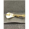 Image 3 : Vintage 1960s Mother of Pearl Mandolin/Guitar Brooch From Germany 2" Long