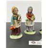 Image 2 : Vintage New Old Stock Korean Hand Painted Porcelain Figures "Daily Chores"