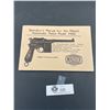 Image 1 : Operators Manual for the Mauser Automatic Pistol Model 1930