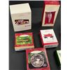 Image 2 : Lot of 8 Hallmark Keepsake Christmas Ornaments Jackie Robinson, Lionel Caboose, et