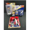 Image 1 : Lot of 3 BNIB Starting Line Up Baseball Items, Nolan Ryan Bobblehead, etc