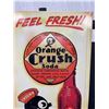 Image 2 : 10.5 x 24" New Orange Crush Sign Home Décor