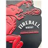 Image 2 : 17" Diameter FireBall Whiskey Tin Sign