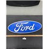 Image 1 : Custom Made 32" Oval Ford Wooden Sign