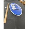 Image 2 : Custom Made 32" Oval Ford Wooden Sign